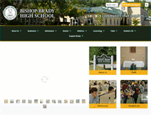 Tablet Screenshot of bishopbrady.edu